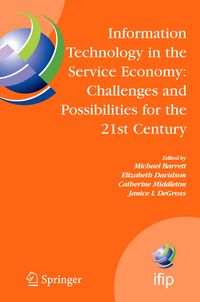 Produktbild: Information Technology in the Service Economy: