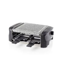 Produktbild: Princess 01.162810.01.001 Raclette 4Pf&auml;nnchen, Antihaftbeschichtung, mit Grillstein Schwarz
