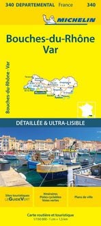 Produktbild: Bouches-du-Rhone Var - Michelin Local Map 340