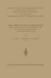 Produktbild: Das Beratungsgeheimnis