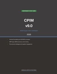 Produktbild: ASCM CPIM v9.0 Supply Chain Study Guide 2026