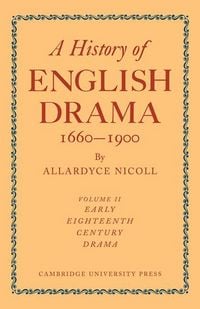 Produktbild: History of English Drama, 1660 1900