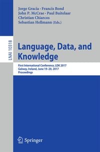 Produktbild: Language, Data, and Knowledge
