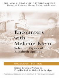Produktbild: Encounters with Melanie Klein