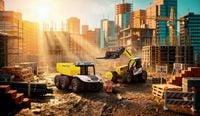 Produktbild: Fischertechnik 579432 - Liebherr Double Pack Baufahrzeuge, Bausatz, 220 Teile