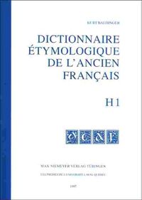 Produktbild: Dictionnaire etymologique de l' ancien francais (DEAF). Fasc.H 1-5