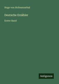Produktbild: Deutsche Erz&auml;hler