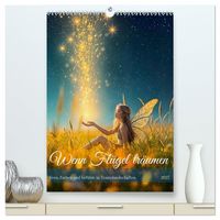 Produktbild: Wenn Fl&uuml;gel tr&auml;umen - Feen, Farben und Gef&uuml;hle in Traumlandschaften (hochwertiger Premium Wandkalender 2027 DIN A2 hoch), Kunstdruck in Hochglanz