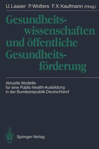 Produktbild: Gesundheitswissenschaften und &ouml;ffentliche Gesundheitsf&ouml;rderung