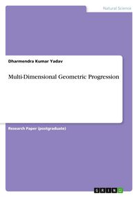 Produktbild: Multi-Dimensional Geometric Progression