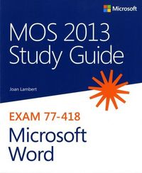 Produktbild: MOS 2013 Study Guide for Microsoft Word