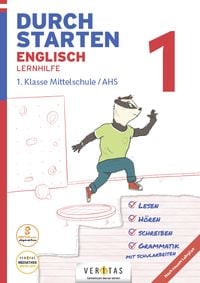 Produktbild: Durchstarten Englisch 1. Klasse Mittelschule/AHS Lernhilfe (mit Audio-CD)