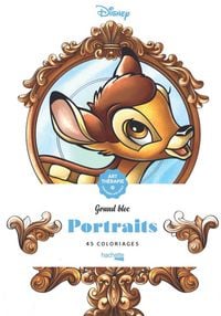Produktbild: Disney : portraits art th&eacute;rapie 60 coloriages anti-stress