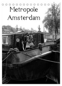 Produktbild: Metropole Amsterdam (Tischkalender 2026 DIN A5 hoch), CALVENDO Monatskalender