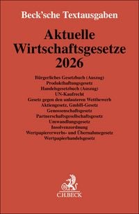 Produktbild: Aktuelle Wirtschaftsgesetze 2026