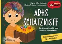 Produktbild: ADHS Schatzkiste - Das Mitmach-Buch f&uuml;r mehr Funkeln in deinem Leben - Mit superguten Tipps f&uuml;r Schulkinder!