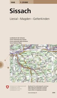 Produktbild: Swisstopo 1 : 25 000 Sissach