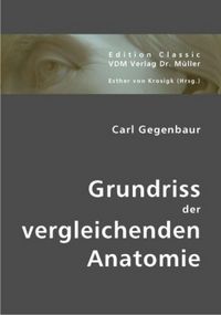 Produktbild: Grundriss der vergleichenden Anatomie