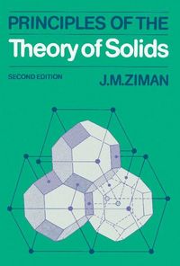 Produktbild: Principles of the Theory of Solids