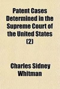Produktbild: Patent Cases Determined in the Supreme Court of the United States (2)