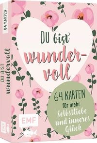 Produktbild: Kartenbox Selbstliebe: Du bist wundervoll &ndash; 64 Karten f&uuml;r mehr Selbstliebe und inneres Gl&uuml;ck