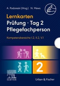 Produktbild: Lernkarten Pr&uuml;fung &ndash; Tag 2, Pflegefachperson, Kompetenzbereiche I.2, II.2, V.1