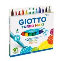 Produktbild: GIOTTO Filzstifte Turbo Maxi 5mm 12 St&uuml;ck Kartonetui