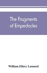 Produktbild: The fragments of Empedocles