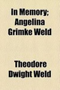 Produktbild: In Memory; Angelina Grimke Weld