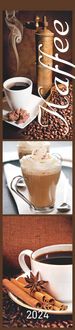 Bild vom Artikel Küchenplaner Kaffee 2024 - Streifen-Kalender 11,3x49x5 cm - Kaffeekalender - mit leckeren Rezepten - Wandplaner - Küchenkalender - Alpha Edition vom Autor 