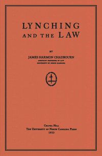 Produktbild: Lynching and the Law [1933]