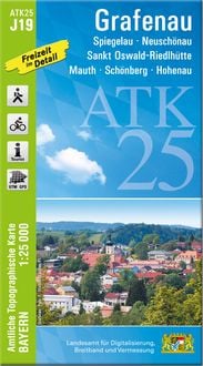 Produktbild: ATK25-J19 Grafenau (Amtliche Topographische Karte 1:25000)