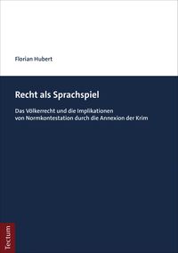 Produktbild: Recht als Sprachspiel