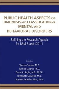 Produktbild: Public Health Aspects of Diagnosis and Classification of Mental and Behavioral Disorders