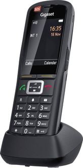 Produktbild: Gigaset DECT, GAP Schnurloses Telefon analog Bluetooth, mit Basis, PIN Code, Vibration, Wahlwiederholung Schwarz