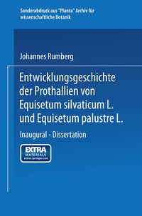 Produktbild: Entwicklungsgeschichte der Prothallien von Equisetum silvaticum L. und Equisetum palustre L.