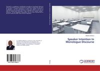 Produktbild: Speaker Intention In Monologue Discourse