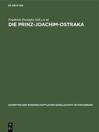 Produktbild: Die Prinz-Joachim-Ostraka