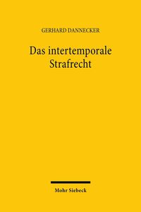 Produktbild: Das intertemporale Strafrecht