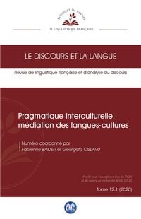 Produktbild: Pragmatique interculturelle, m&eacute;diation des langues-cultures