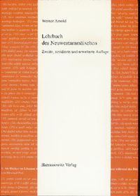 Produktbild: Lehrbuch des Neuwestaram&auml;ischen