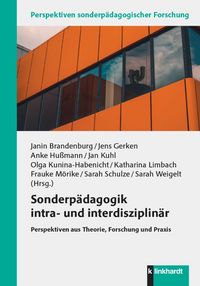 Produktbild: Sonderp&auml;dagogik intra- und interdisziplin&auml;r