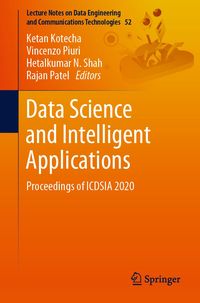 Produktbild: Data Science and Intelligent Applications