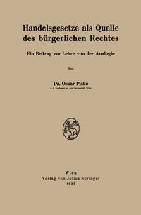 Produktbild: Handelsgesetze als Quelle des b&uuml;rgerlichen Rechtes