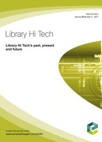 Produktbild: Library Hi Tech's past, present and future