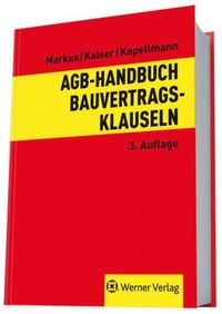 Produktbild: AGB-Handbuch Bauvertragsklauseln