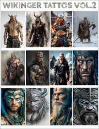 Produktbild: 148 Wikinger Tattoo Vorlagen (Vikings Tattoos) - Volume 2
