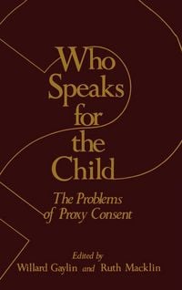 Produktbild: Who Speaks for the Child?