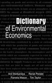 Produktbild: Dictionary of Environmental Economics