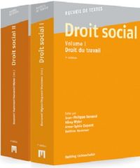 Produktbild: Droit social, Volumes I et II